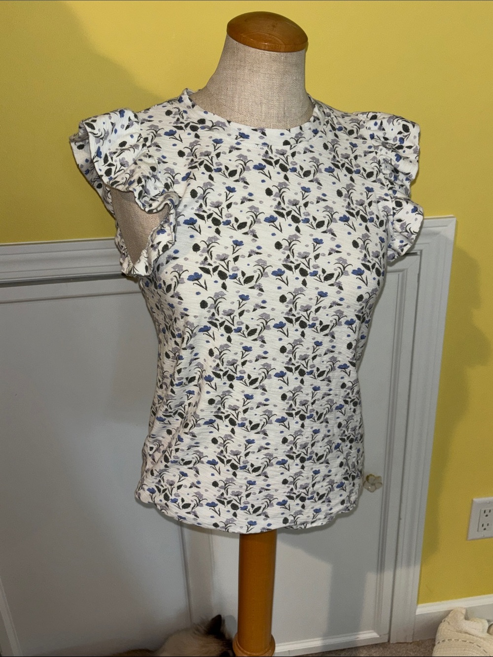 Nation Ltd Paulette ruffle top XS